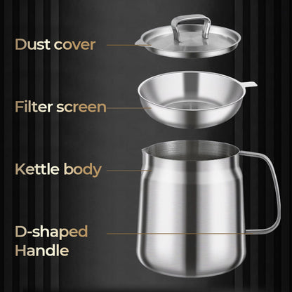 🛢️ 30% OFF! ⚙️ MULTI-FUNCTION OIL FILTER CONTAINER - Large Capacity & Stainless Steel, Easy-Pour Spout for Clean Oil Changes, Durable and Leak-Proof 🔧🚗