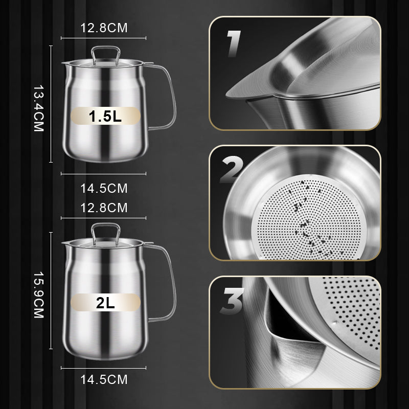 🛢️ 30% OFF! ⚙️ MULTI-FUNCTION OIL FILTER CONTAINER - Large Capacity & Stainless Steel, Easy-Pour Spout for Clean Oil Changes, Durable and Leak-Proof 🔧🚗