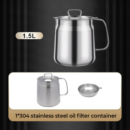 🛢️ 30% OFF! ⚙️ MULTI-FUNCTION OIL FILTER CONTAINER - Large Capacity & Stainless Steel, Easy-Pour Spout for Clean Oil Changes, Durable and Leak-Proof 🔧🚗
