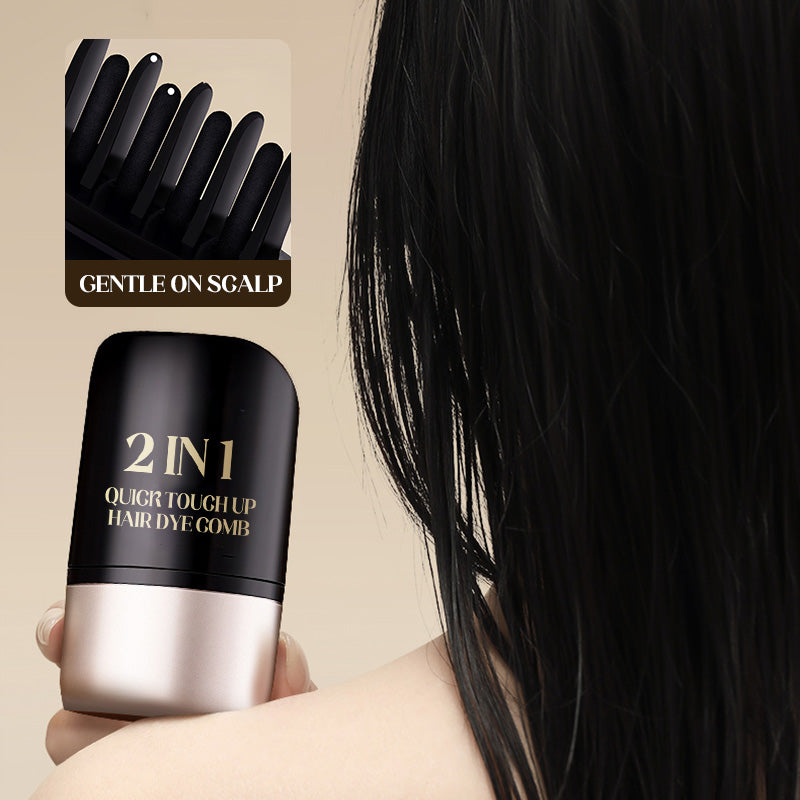 📢📢50-70 % OFF !!⏰⏰2 in 1 Quick Touch up Hair Dye Comb