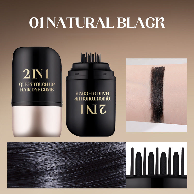📢📢50-70 % OFF !!⏰⏰2 in 1 Quick Touch up Hair Dye Comb