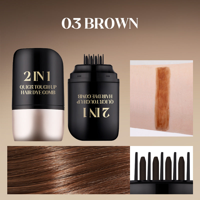 📢📢50-70 % OFF !!⏰⏰2 in 1 Quick Touch up Hair Dye Comb