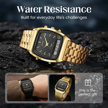 ⏳Limited-time 50% off⏰LIEBIG Roman Retro Dual System Multi-Function Digital Sports Watch⌚