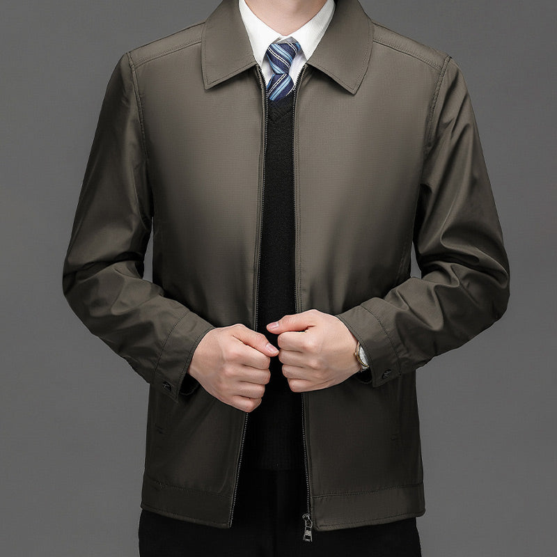 📢📢56 % OFF !!✨Men's Windproof Lapel Zipper Jacket