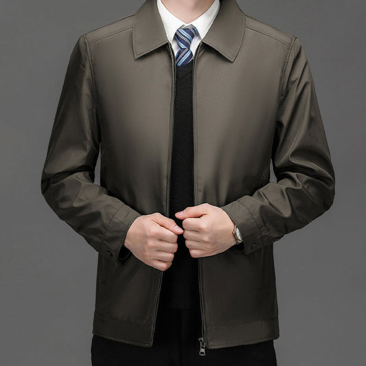 📢📢56 % OFF !!✨Men's Windproof Lapel Zipper Jacket