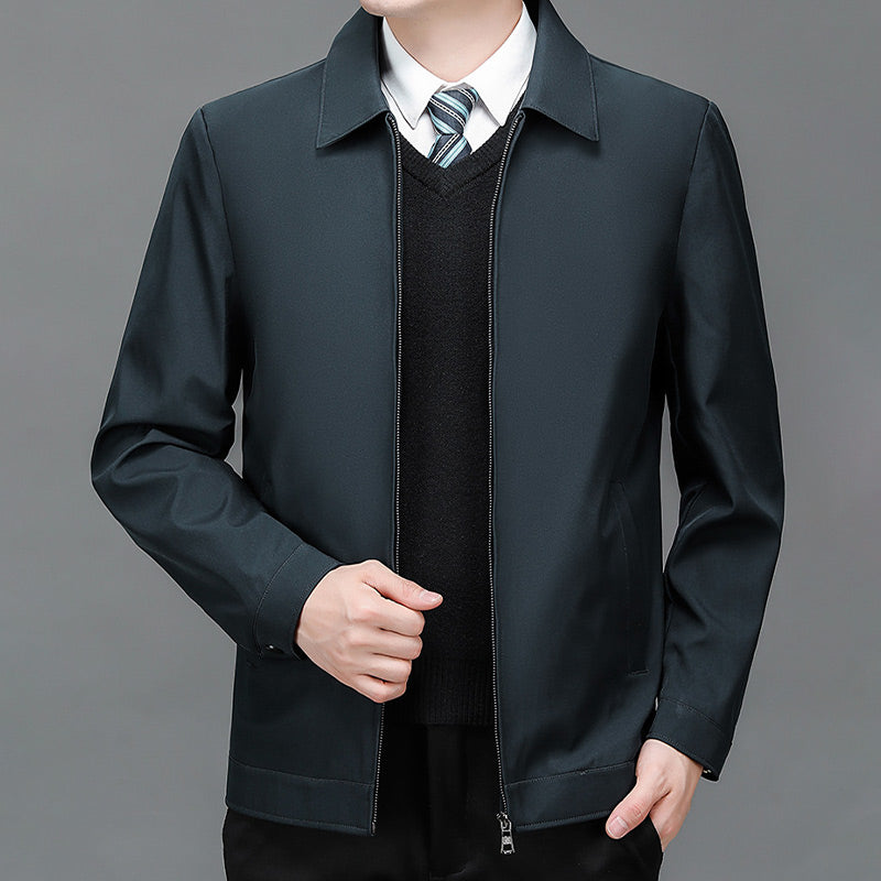 📢📢56 % OFF !!✨Men's Windproof Lapel Zipper Jacket
