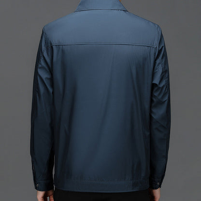 📢📢56 % OFF !!✨Men's Windproof Lapel Zipper Jacket