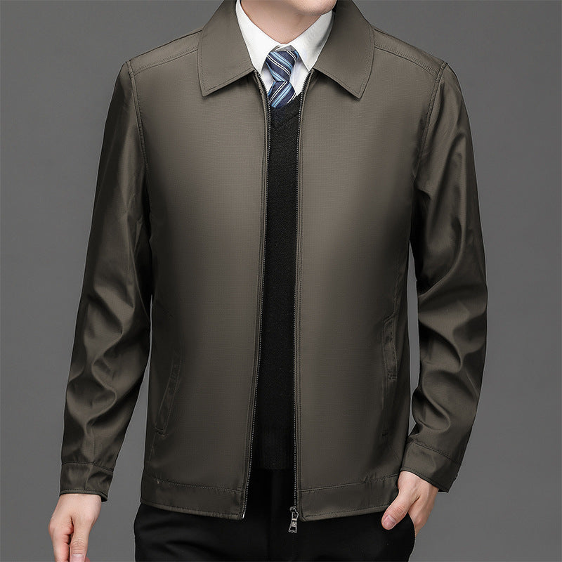 📢📢56 % OFF !!✨Men's Windproof Lapel Zipper Jacket