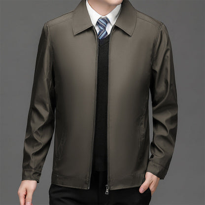 📢📢56 % OFF !!✨Men's Windproof Lapel Zipper Jacket