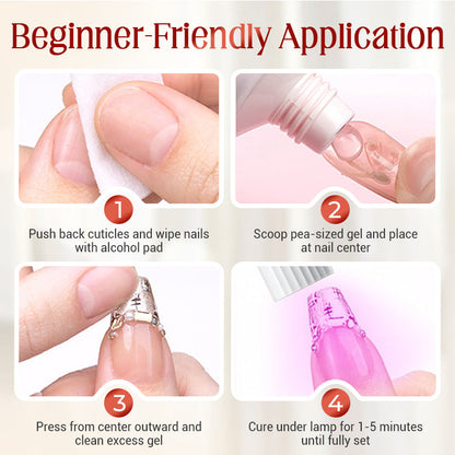📢📢50 % OFF !!✨Solid Adhesive Patch Gel for Press-On Nails