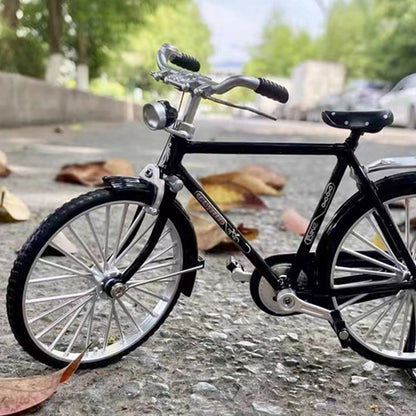 📢📢60 % OFF !!⏰1: 10 Simulation Mini DIY Retro Bicycle Model Ornament