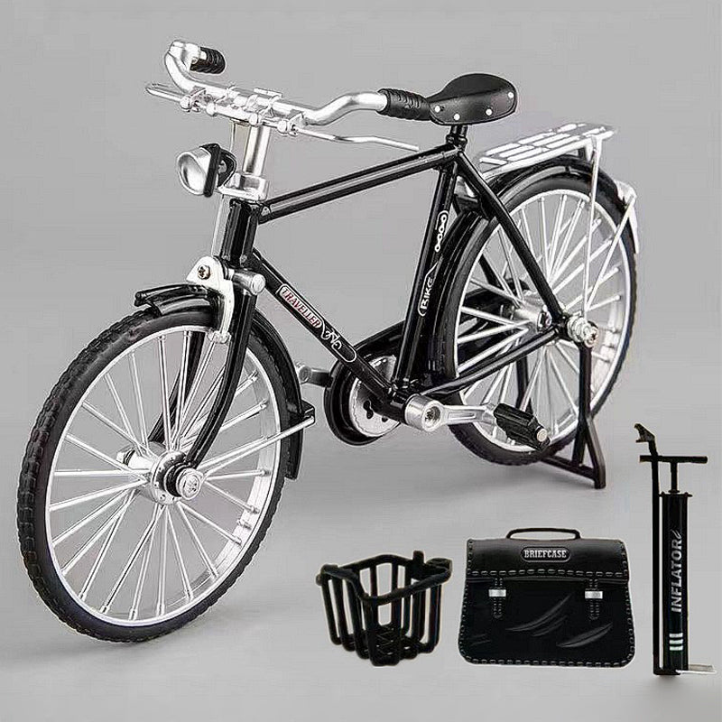 📢📢60 % OFF !!⏰1: 10 Simulation Mini DIY Retro Bicycle Model Ornament