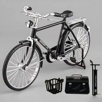 📢📢60 % OFF !!⏰1: 10 Simulation Mini DIY Retro Bicycle Model Ornament