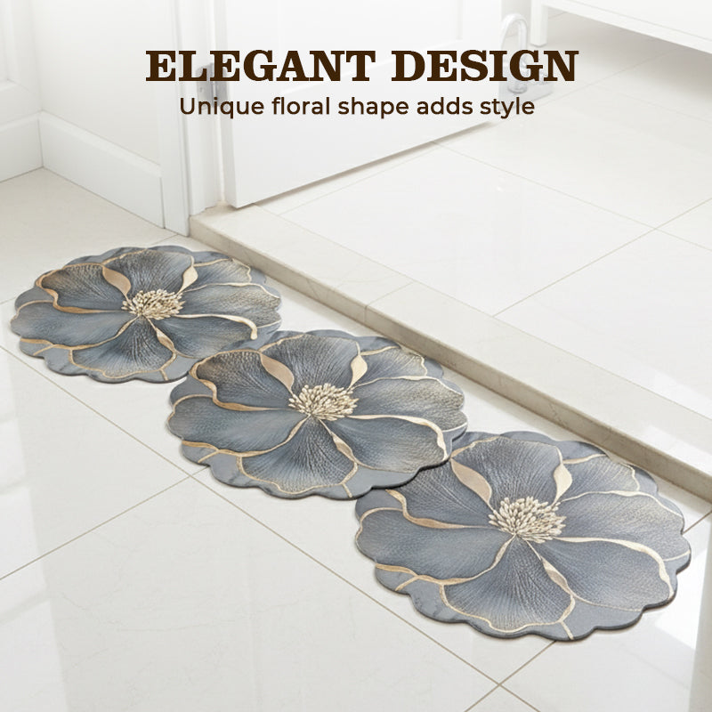 📢📢50 % OFF !!⏰Flower Pattern Quick-Dry Bathroom Mat🌹