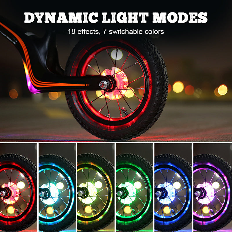 📢📢50% OFF !!⏰Colorful Bike Wheel Hub Light