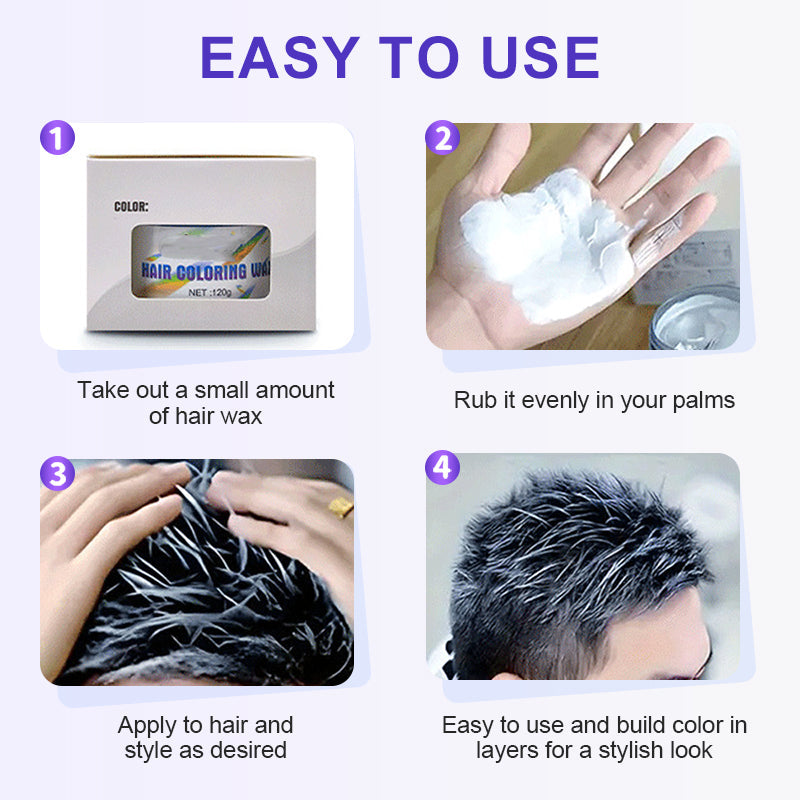 📢📢50 % OFF !!🎅Temporary Hair Dye Wax