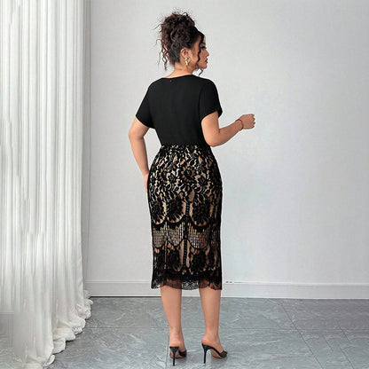 📢📢 62 %  OFF !! ⏰Women's Casual Fashion V-Neck Dress