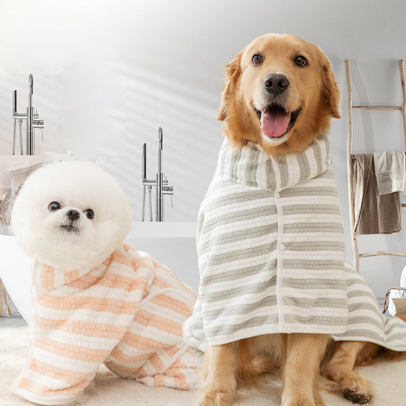 📢📢30% OFF !! ⏰Soft Absorbent and Quick-Drying Dog Bathrobe