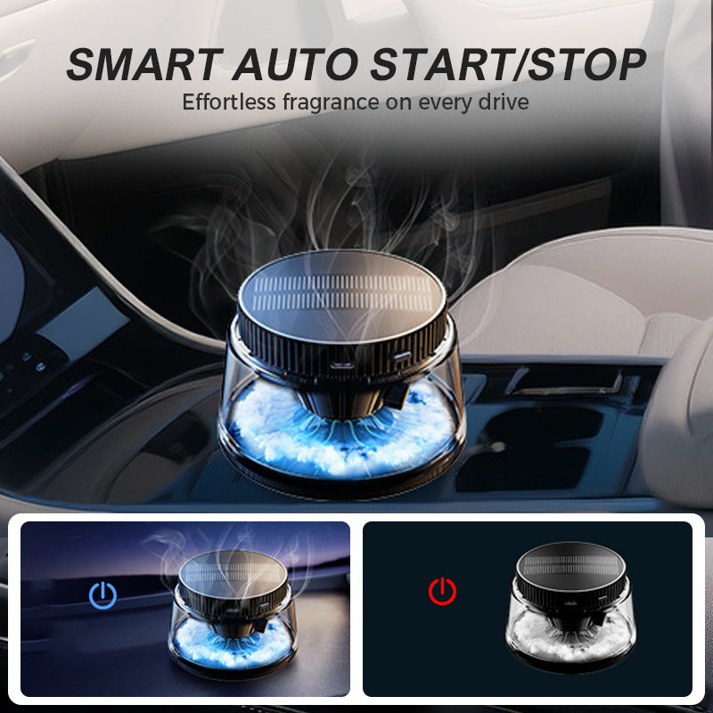 📢📢 60 %  OFF !! 🎁Automatic On/Off Car Scent Diffuser with 6 Lights