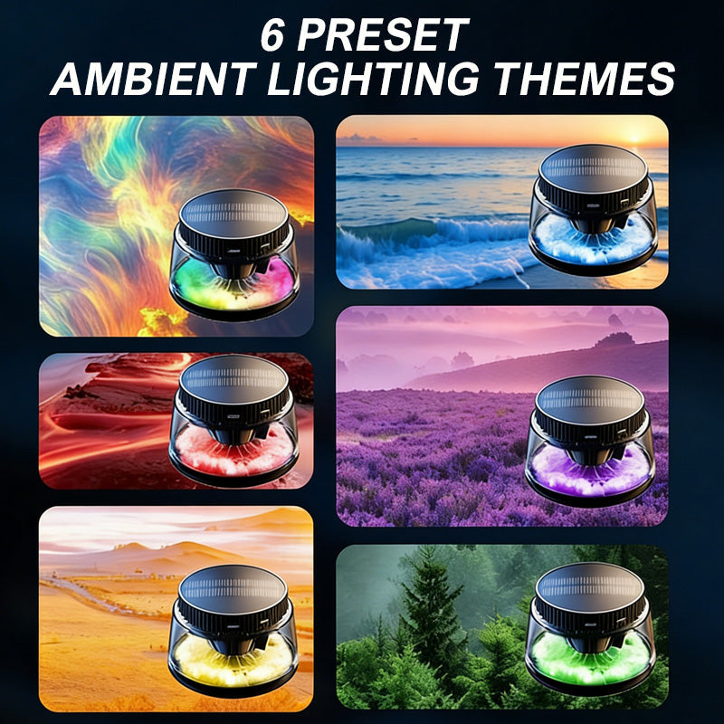 📢📢 60 %  OFF !! 🎁Automatic On/Off Car Scent Diffuser with 6 Lights