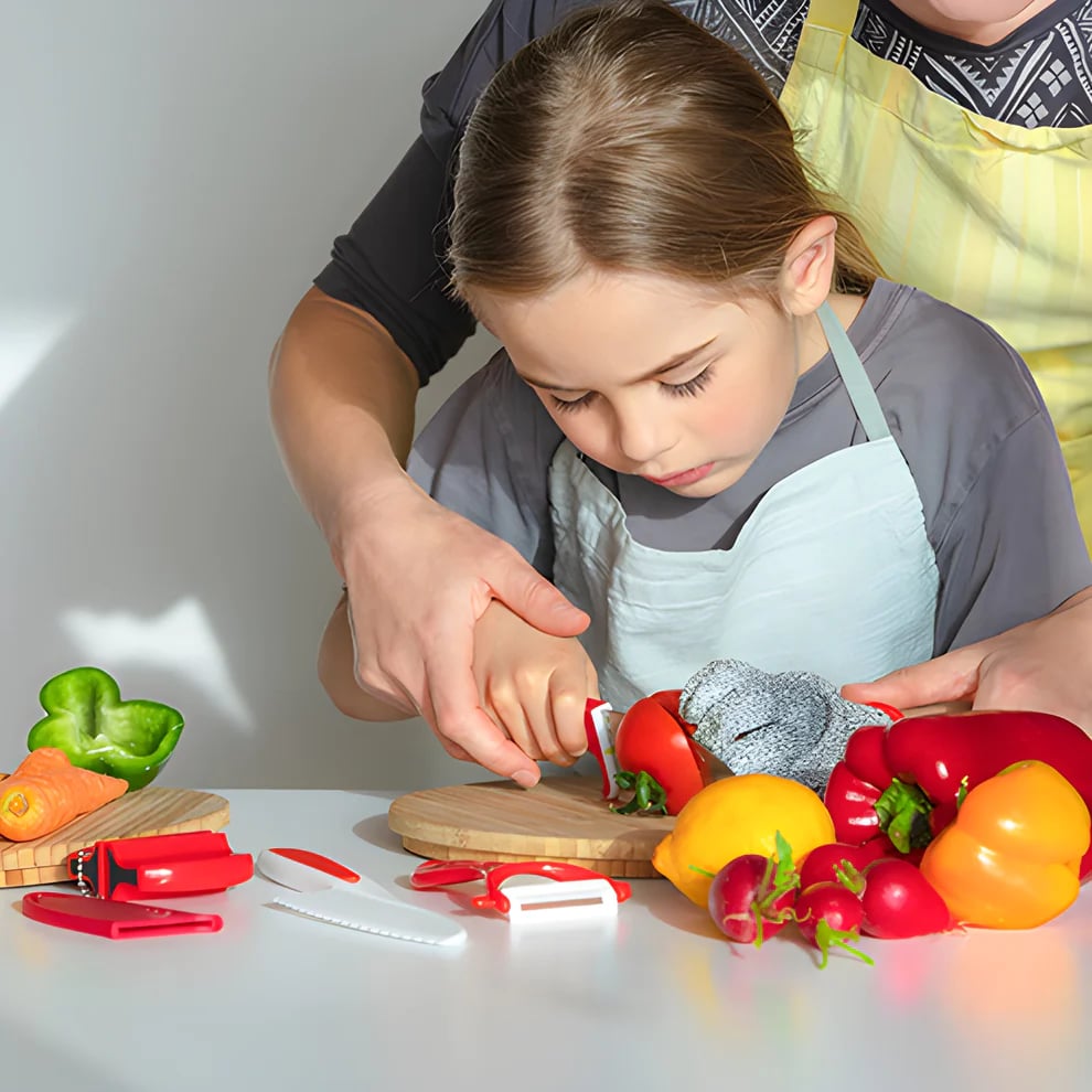 📢📢30% OFF !! ⏰Montessori Kitchen Set for Kids✨Make Cooking Fun, Safe & Easy!