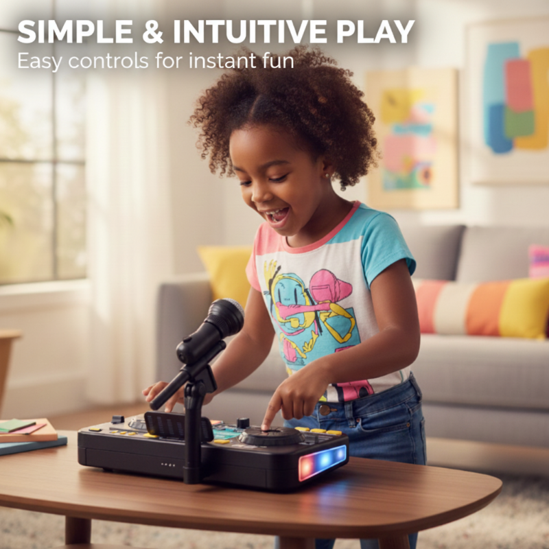 📢📢 60 %  OFF !! ✨Children's Electronic DJ Mixer Toy