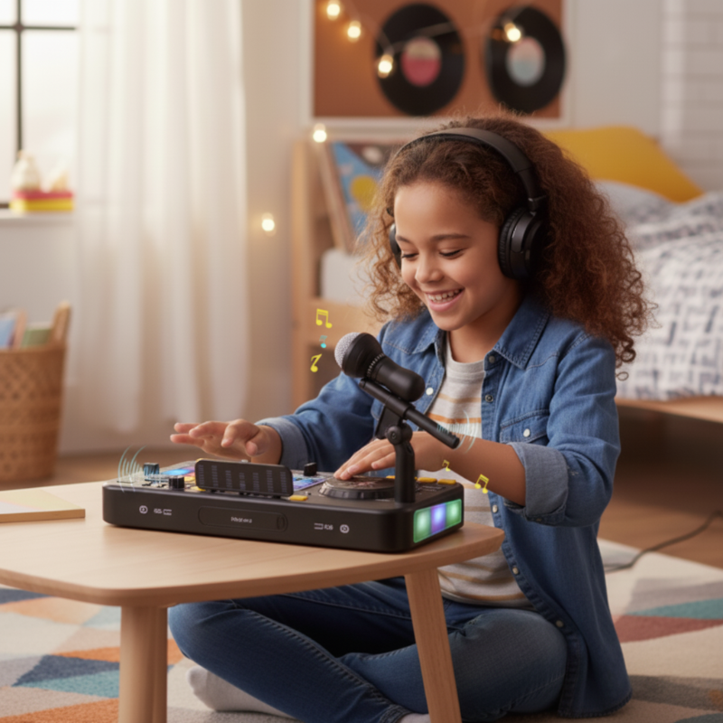 📢📢 60 %  OFF !! ✨Children's Electronic DJ Mixer Toy