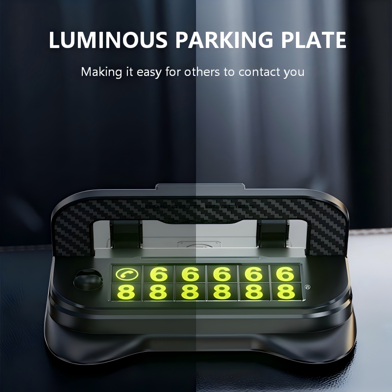 📢📢Buy 2 get 1 free ⏰Car Dashboard Phone Holder with Parking Number