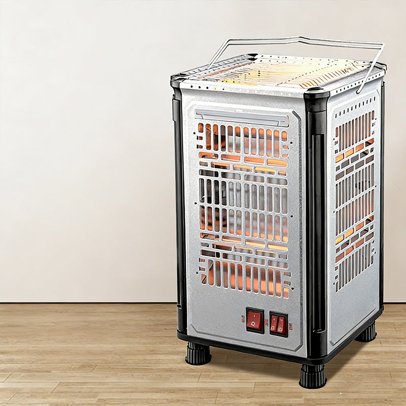 📢📢60 %  OFF !! ⏰5 Sides Portable Electric Heater with BBQ Grill Top