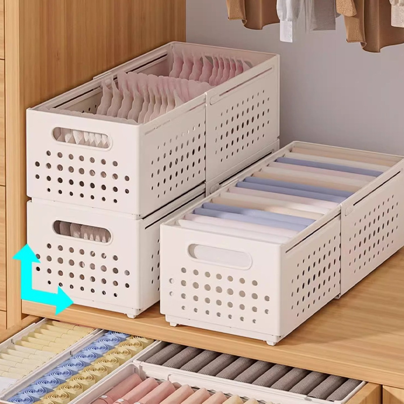 🗄️ 50% OFF NOW ! ✨ Extendable Adjustable Drawer Organizer – Customizable Layout, Sturdy Material & Easy to Clean 🏠
