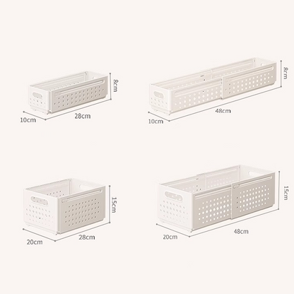 🗄️ 50% OFF NOW ! ✨ Extendable Adjustable Drawer Organizer – Customizable Layout, Sturdy Material & Easy to Clean 🏠