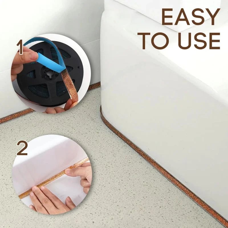 📢📢40% OFF !! ⏰🌸💖 Ceramic Tile Gap Mildewproof Waterproof Self-Adhesive Caulk Strip 🛠️✨ – No More Dirty Gaps! 🚫🦠 Easy DIY, Long-Lasting Seal for Tiles, Sinks & Tubs 🚰🧼💧😍🔥