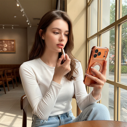 📢📢60 %  OFF !! ⏰Magnetic Phone Case with Built-In Mirror
