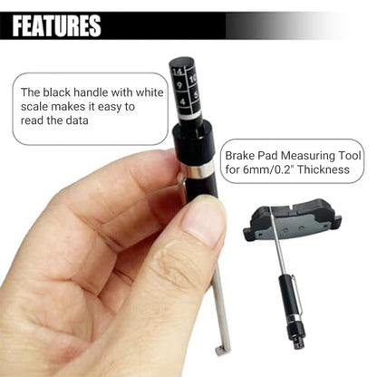 📢📢50 %  OFF !! ⏰Brake Pad Thickness Gauge
