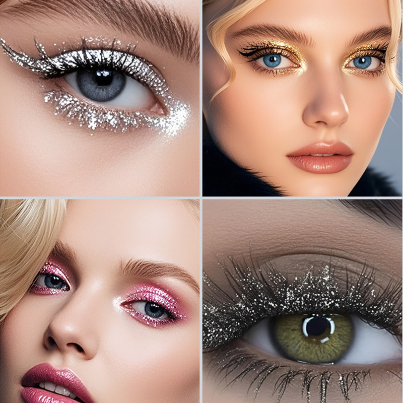 📢📢60%  OFF !! ⏰Waterproof Glitter Long-lasting Mascara
