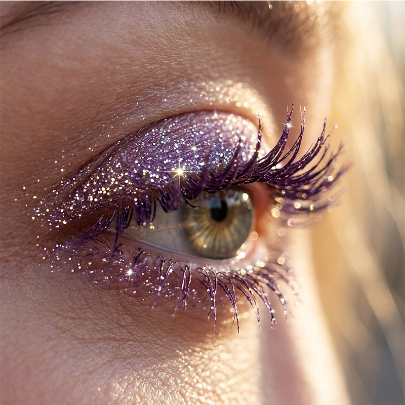 📢📢60%  OFF !! ⏰Waterproof Glitter Long-lasting Mascara