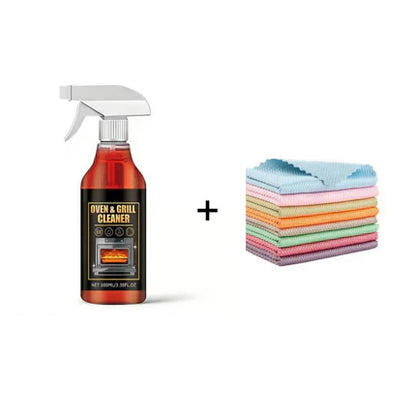 📢📢Buy 5 get 5 free⏰ Oven & Grill Cleaner Spray – Dissolves Grease in 5 Mins, No Scrubbing & Eliminates Odors