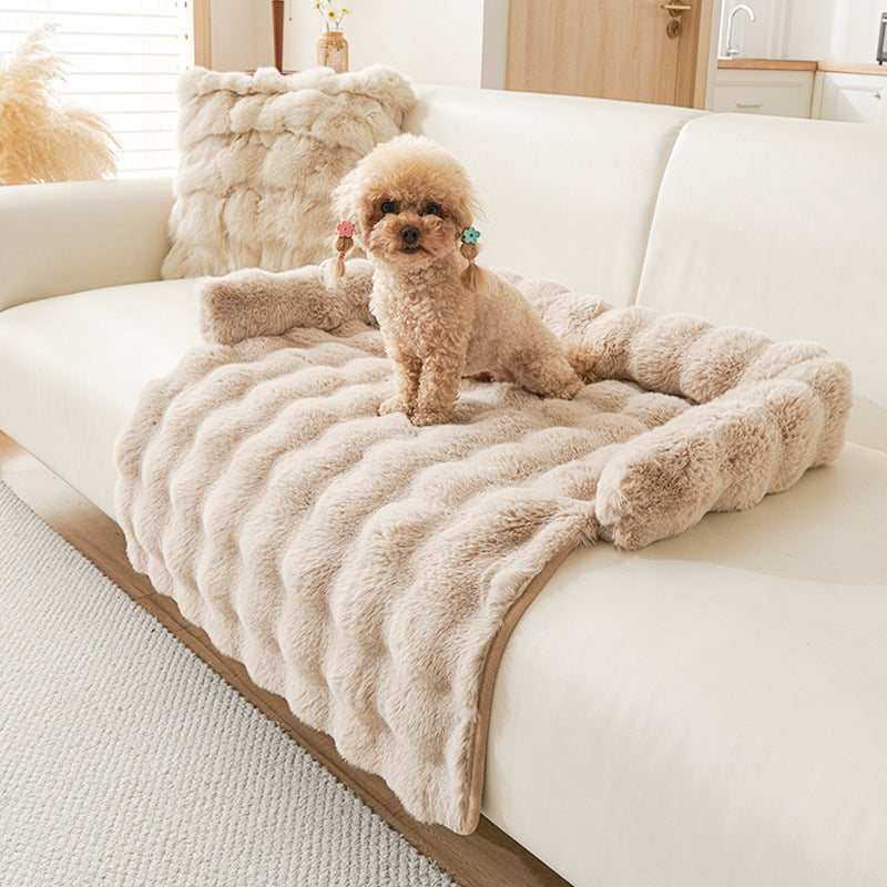 📢📢50%  OFF !! ⏰Thickened Warm Non-Slip Pet Bed with Edge