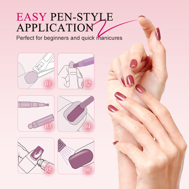📢2026 Neue Produkte📢50%  OFF !! ⏰All-in-One Cat Eye Nail Gel Pen