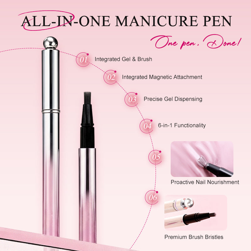📢2026 Neue Produkte📢50%  OFF !! ⏰All-in-One Cat Eye Nail Gel Pen