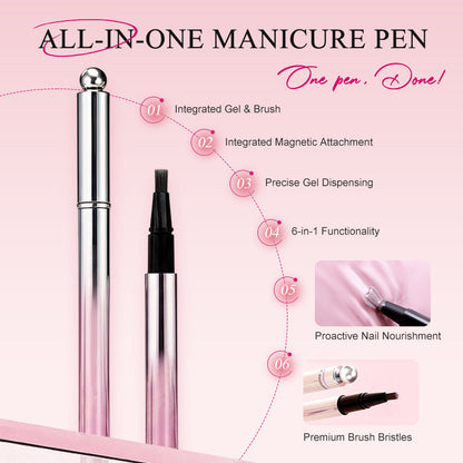 📢2026 Neue Produkte📢50%  OFF !! ⏰All-in-One Cat Eye Nail Gel Pen