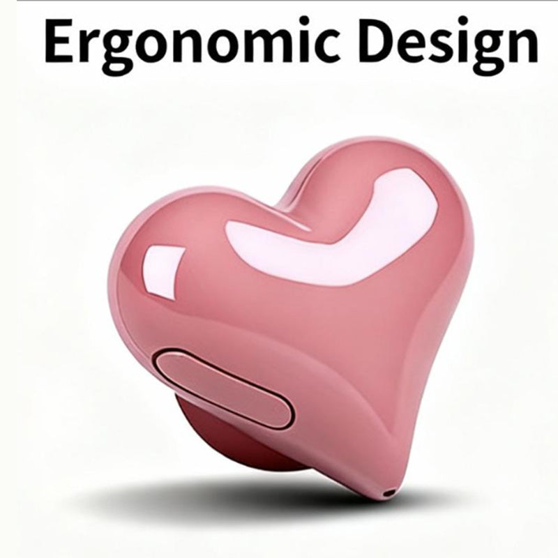 📢📢50%  OFF !! ⏰Stylish Heart-Shaped Bluetooth Earbuds