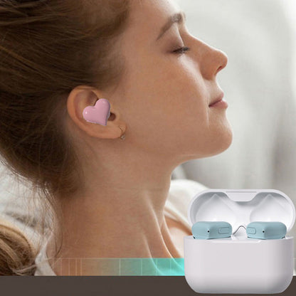 📢📢50%  OFF !! ⏰Stylish Heart-Shaped Bluetooth Earbuds