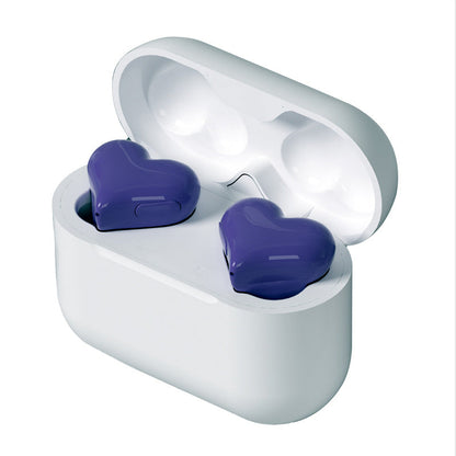 📢📢50%  OFF !! ⏰Stylish Heart-Shaped Bluetooth Earbuds