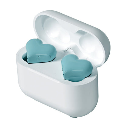 📢📢50%  OFF !! ⏰Stylish Heart-Shaped Bluetooth Earbuds