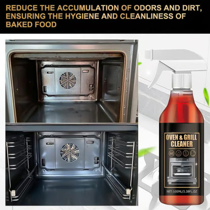 📢📢Buy 5 get 5 free⏰ Oven & Grill Cleaner Spray – Dissolves Grease in 5 Mins, No Scrubbing & Eliminates Odors