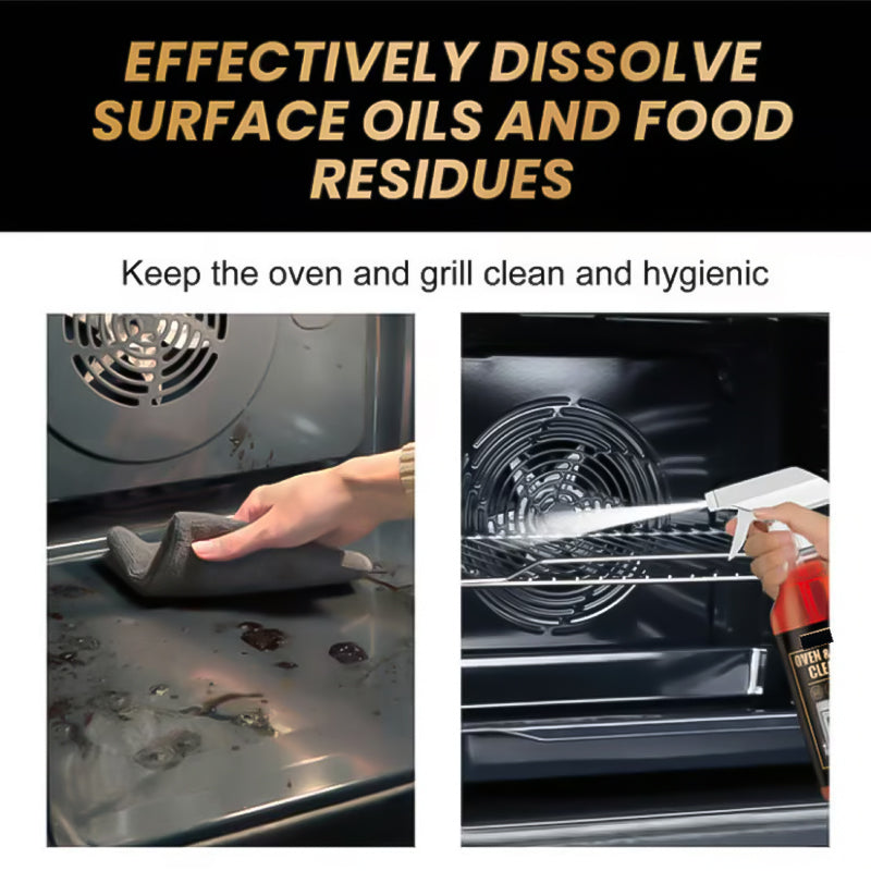 📢📢Buy 5 get 5 free⏰ Oven & Grill Cleaner Spray – Dissolves Grease in 5 Mins, No Scrubbing & Eliminates Odors