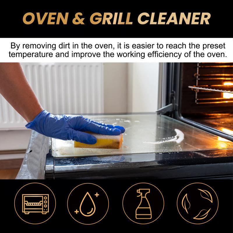 📢📢Buy 5 get 5 free⏰ Oven & Grill Cleaner Spray – Dissolves Grease in 5 Mins, No Scrubbing & Eliminates Odors