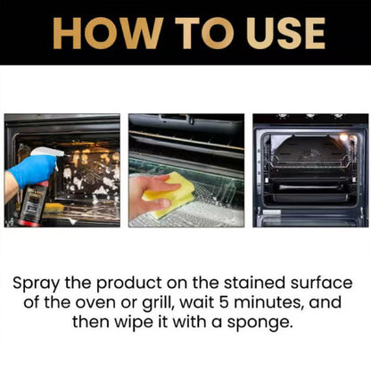 📢📢Buy 5 get 5 free⏰ Oven & Grill Cleaner Spray – Dissolves Grease in 5 Mins, No Scrubbing & Eliminates Odors
