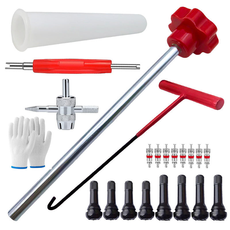📢📢50%  OFF !! ⏰Quick Change Car Tire Valve Tool Kit